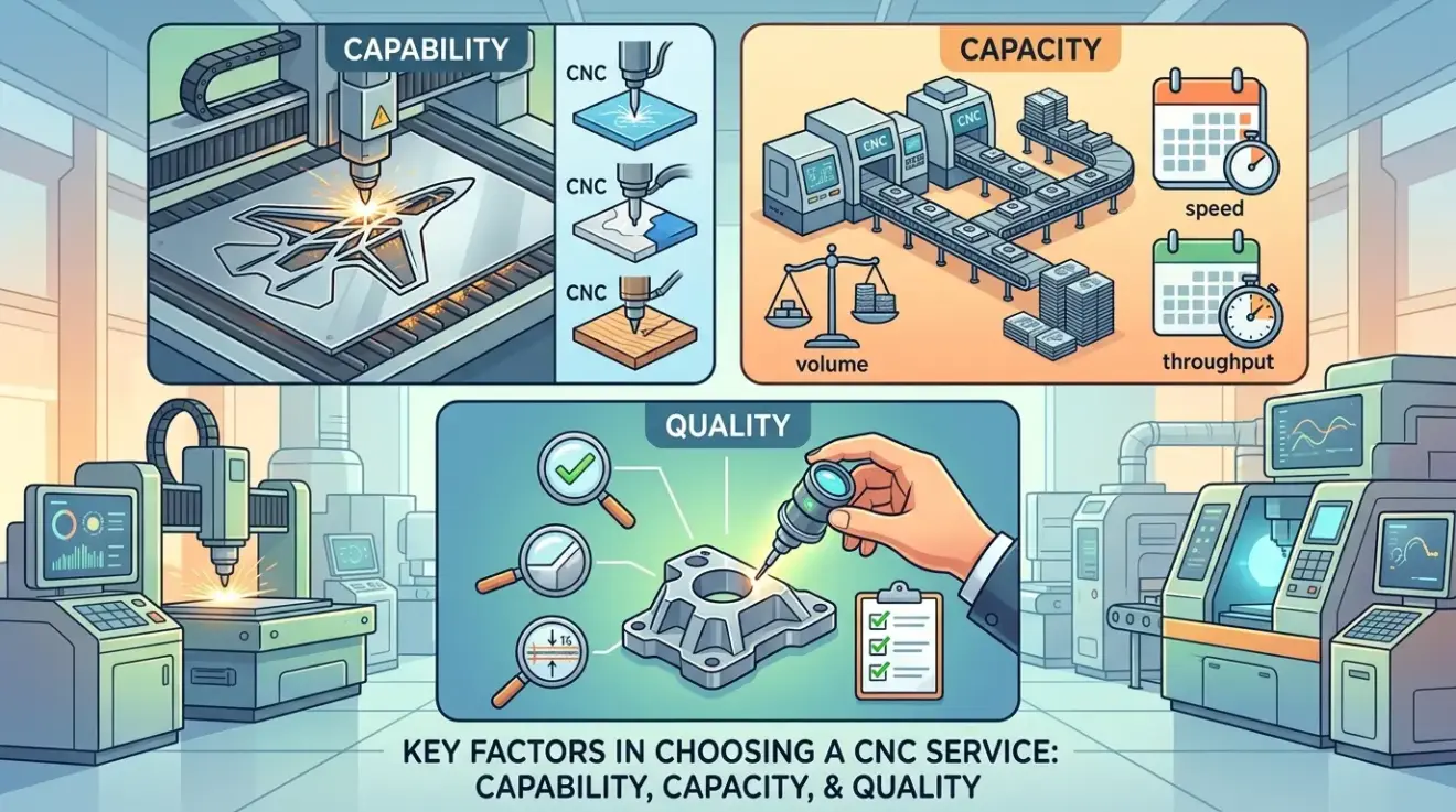 CNC Cutting Services How to Compare Capability, Capacity, and Quality