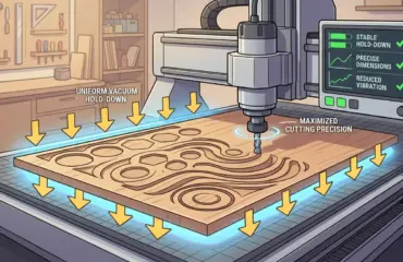 CNC Vacuum Table Guide How Better Hold-Down Improves Accuracy
