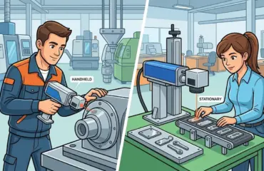 Handheld Laser Marking Machine vs Fixed Fiber Laser Marking Machine