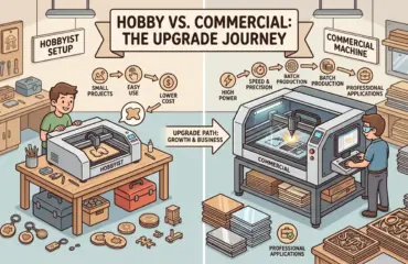 Hobby Laser Cutter Vs. Commercial Laser Machine