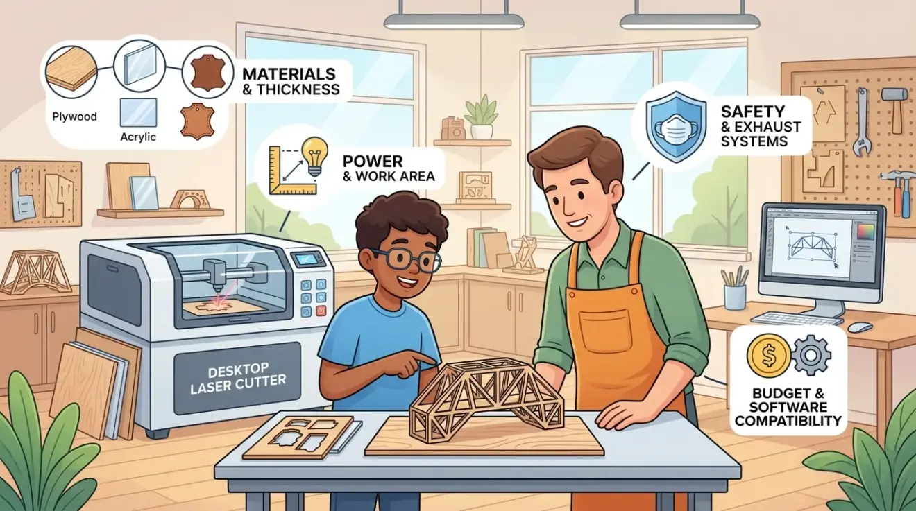 How To Choose a Desktop Laser Cutter for Prototyping and Education