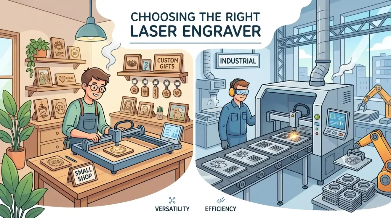 How To Choose the Right Laser Engraver for Small Shops and Industrial Users