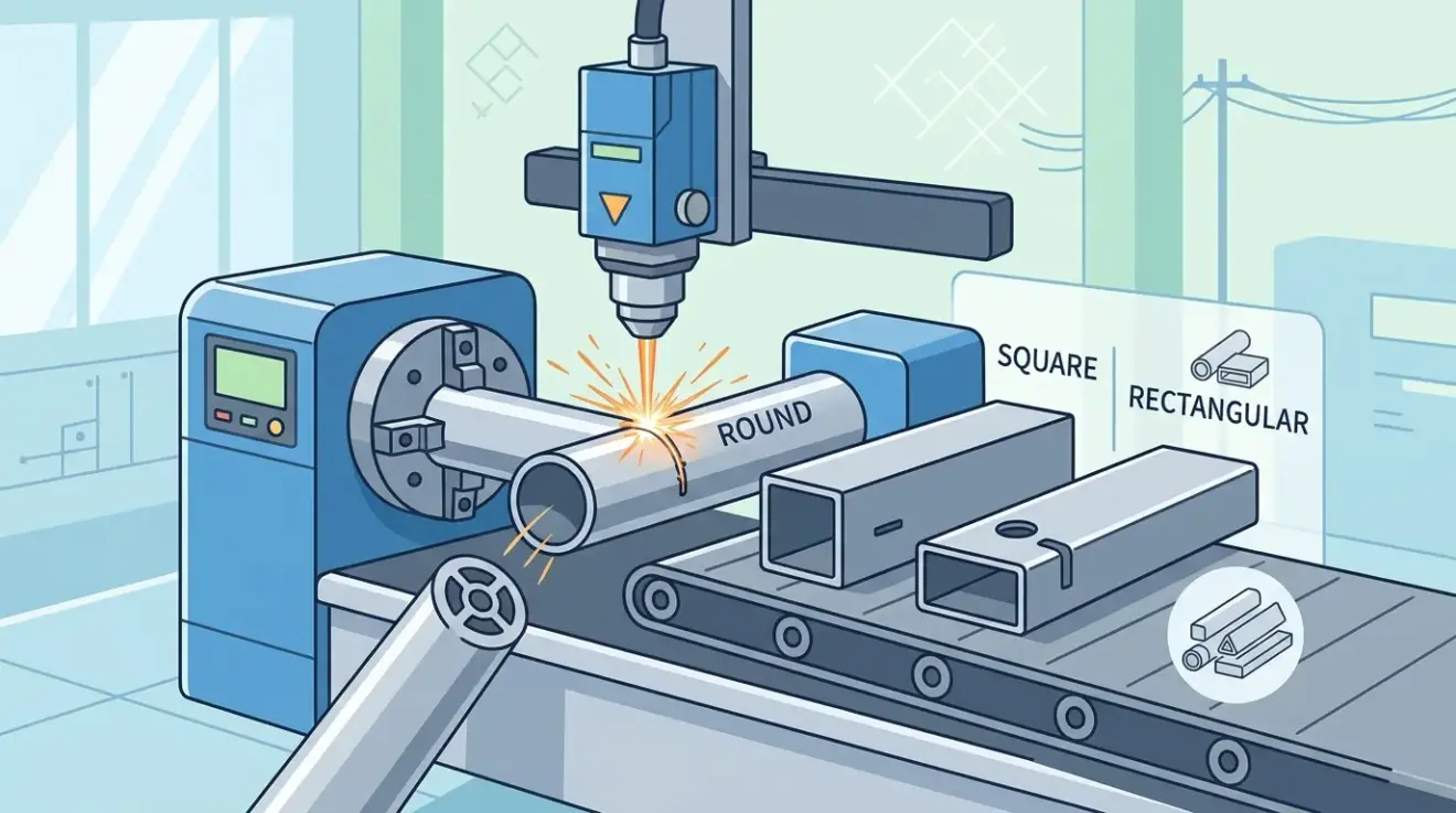 How to Choose a Tube Laser Cutting Machine for Round, Square, and Rectangular Profiles