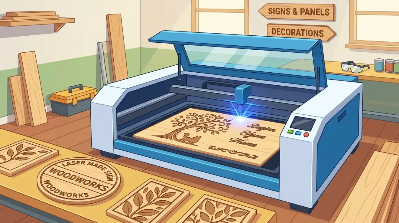 How to Choose a Wood Laser Engraving Machine for Signs, Panels, and Decorative Parts