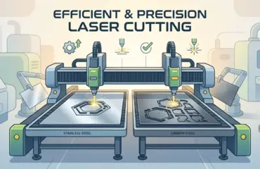 Industrial Laser Cutter for Stainless Steel and Carbon Steel