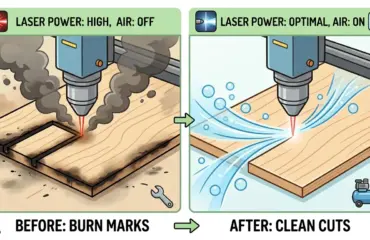 Laser Cut Plywood How to Reduce Burn Marks and Improve Cut Quality