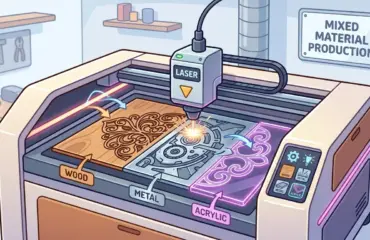 Laser Cutting and Engraving Machine Options for Mixed-Material Work