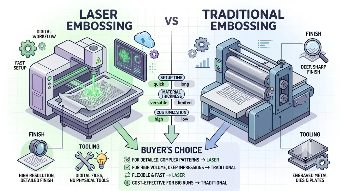 Laser Embossing Machine vs Traditional Embossing