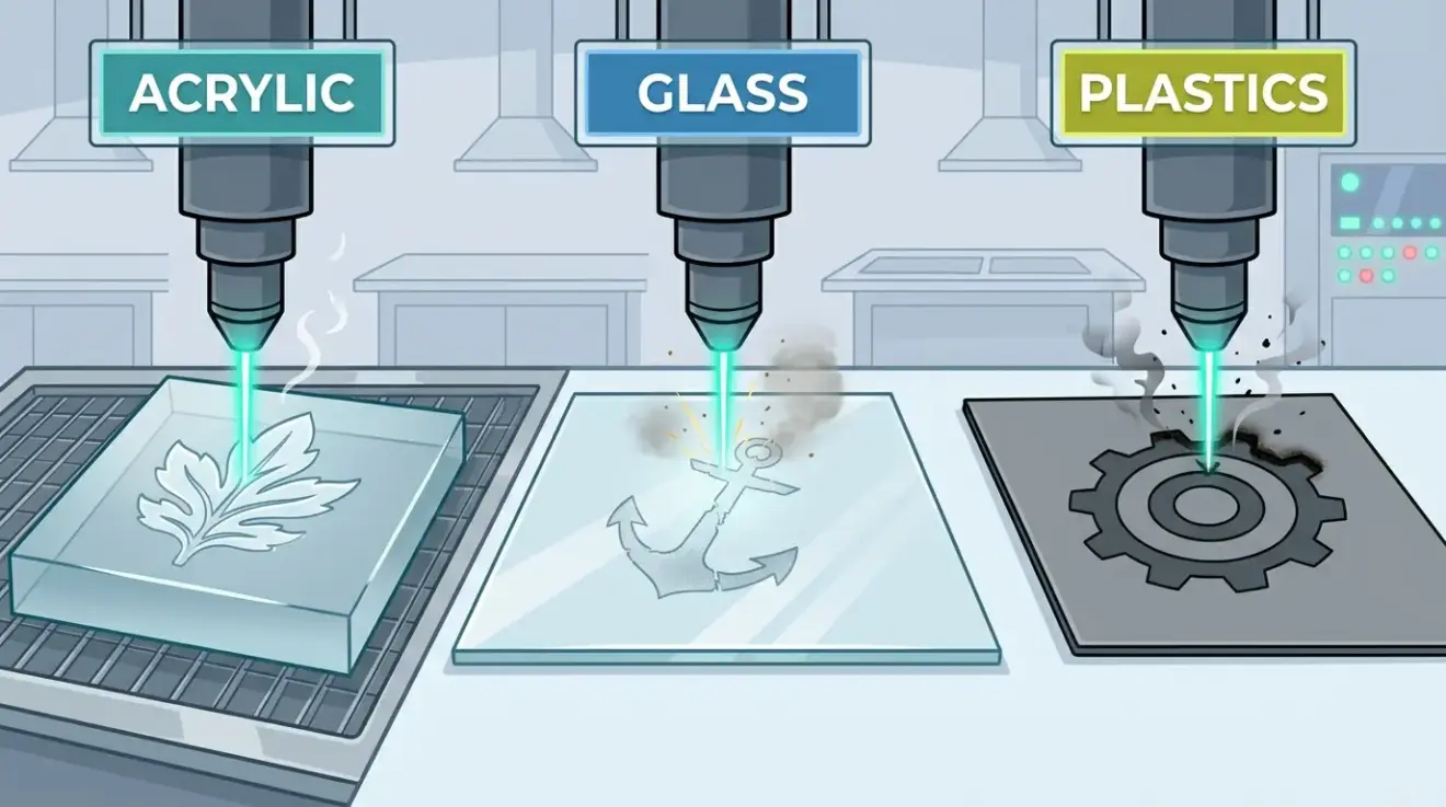 Laser Engraver for Acrylic, Glass, and Plastic