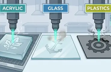 Laser Engraver for Acrylic, Glass, and Plastic