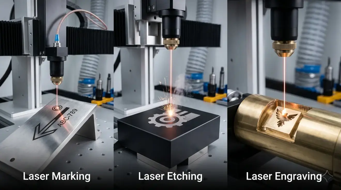 Laser Engraving vs Laser Marking vs Laser Etching