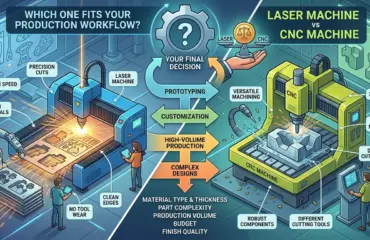 Laser Machine vs CNC Machine Which One Fits Your Production Workflow