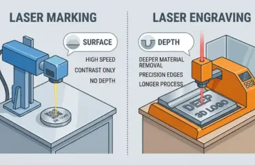 Laser Marking Machine vs Laser Engraver for Metal Parts