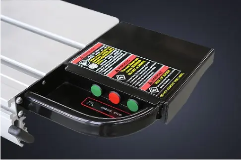 On Off Switch on Sliding Table