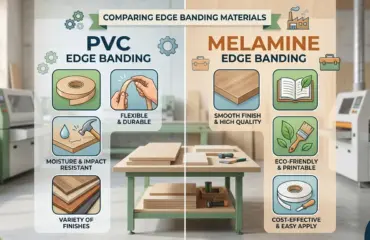 PVC Edge Banding vs. Melamine Edge Banding