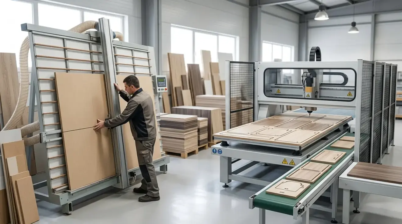 Panel Saw vs. CNC Nesting Machine