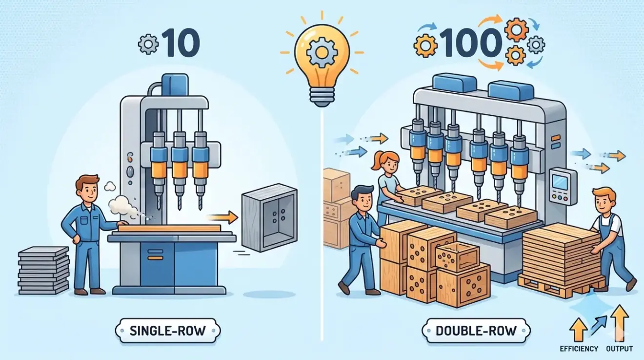 Single-Row vs Double-Row Boring Machine Which Configuration Matches Your Output