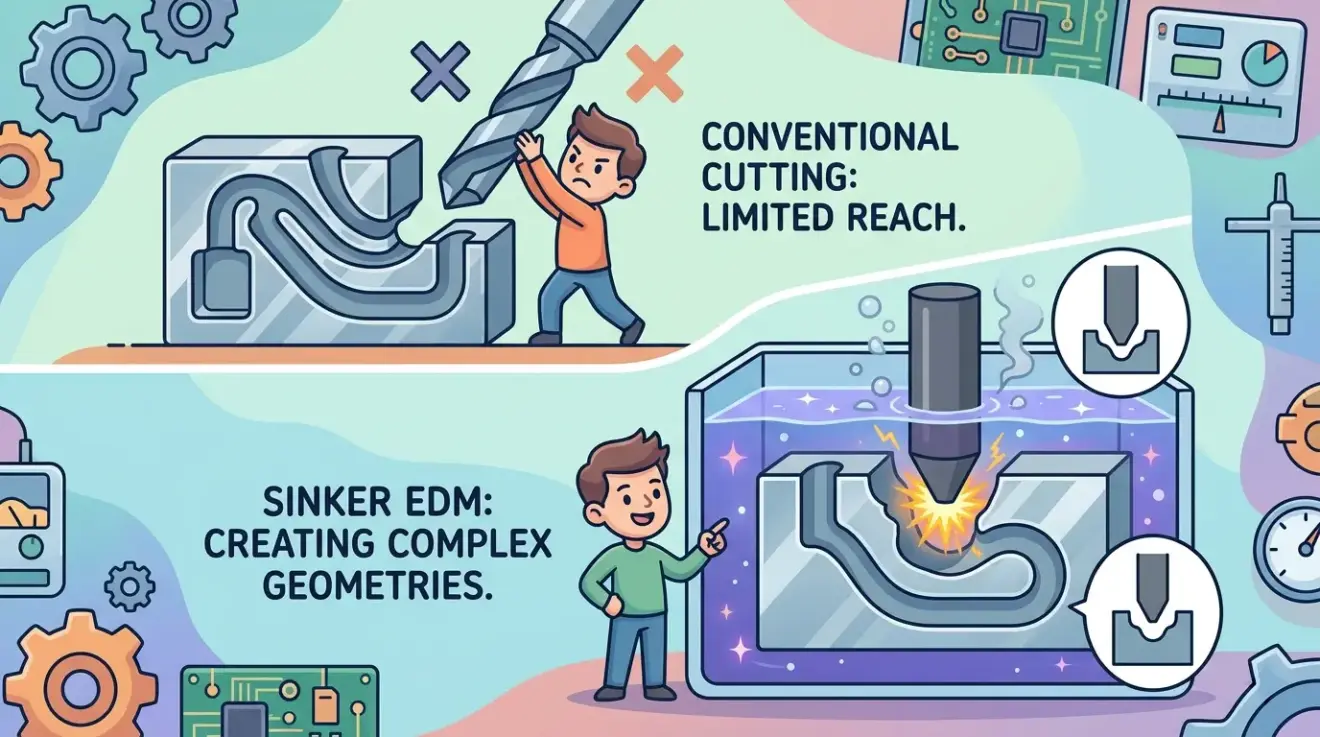 Sinker EDM Explained When Conventional Cutting Cannot Reach the Geometry