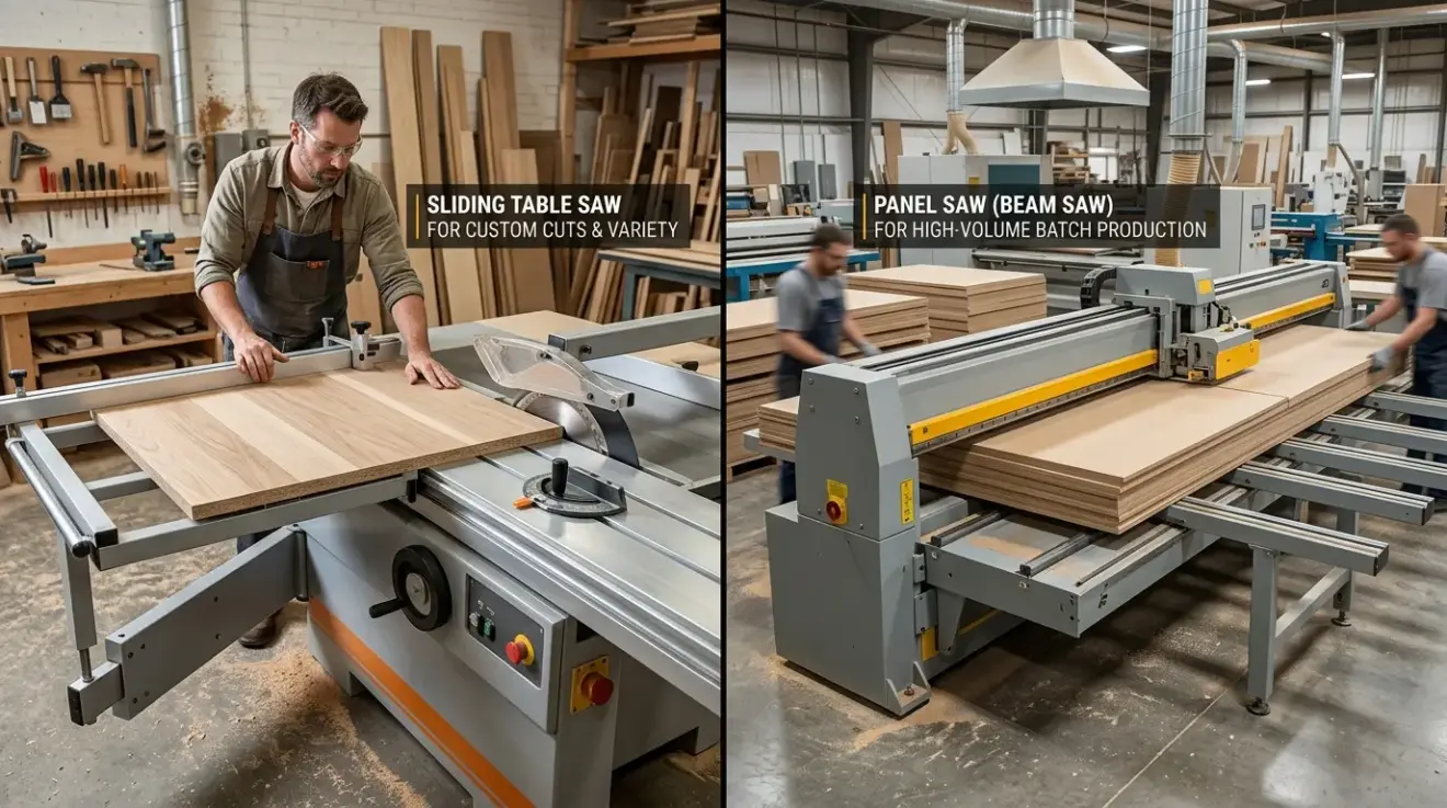 Sliding Table Saw vs. Beam Saw