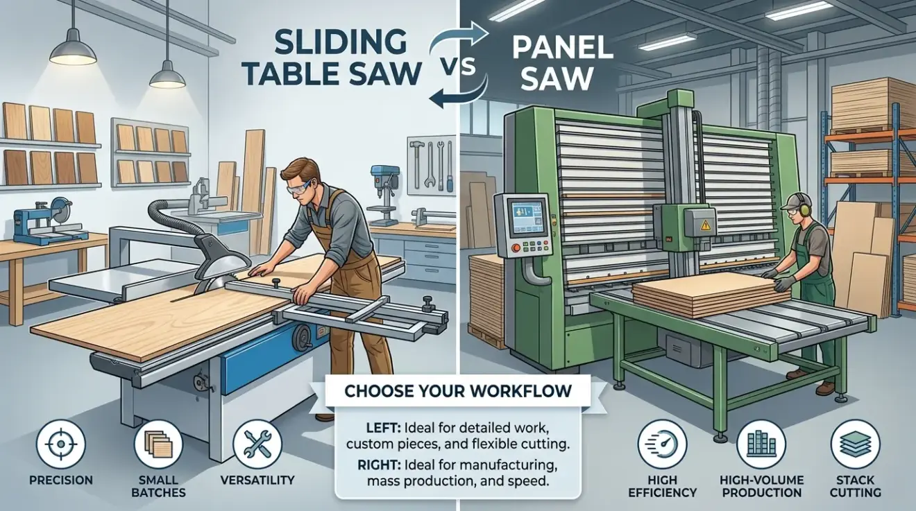 Sliding Table Saw vs. Panel Saw