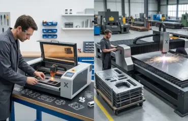 Small Laser Cutter vs Large-Format Laser Cutting Machine