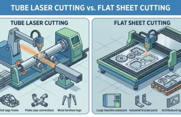 Tube Laser Cutting vs Flat Sheet Cutting