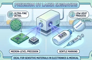 UV Laser Engraver for Fine Low-Heat Marking