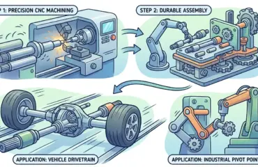 What Is a CNC Axle, Shaft, or Pin in Machined Parts