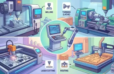 types-of-cnc-machines-explained-mills-lathes-routers-lasers-and-more