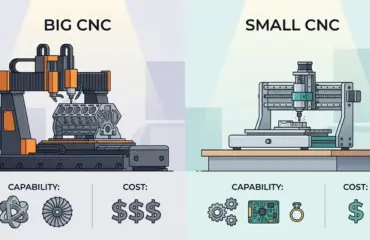 Big CNC Machine vs Small CNC Machine