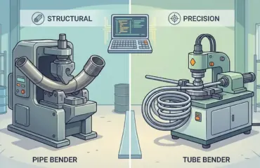 CNC Pipe Bender vs CNC Tube Bender