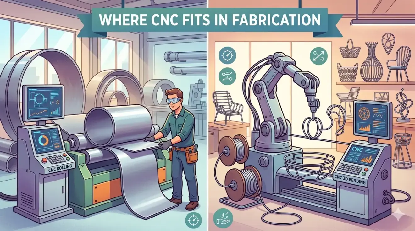 CNC Rolling Machines and 3D Wire Bending Machines