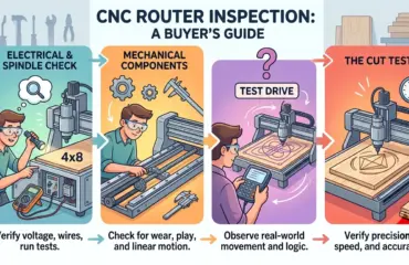 Used 4 8 CNC Router for Sale What to Inspect Before You Buy