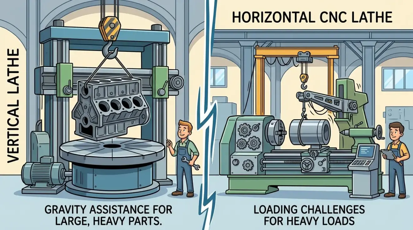 Vertical Lathe vs Horizontal CNC Lathe
